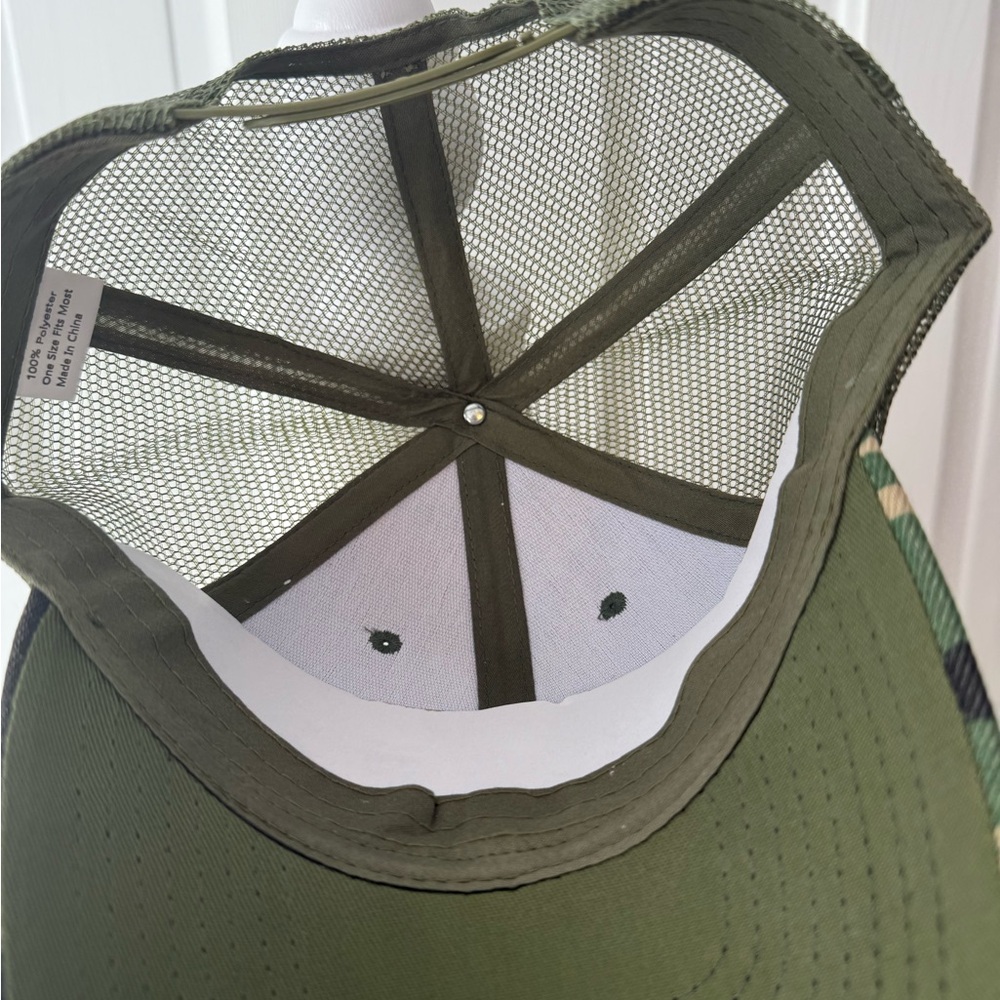 Camouflage Cowboy Trucker Hat - Picture 5 of 5
